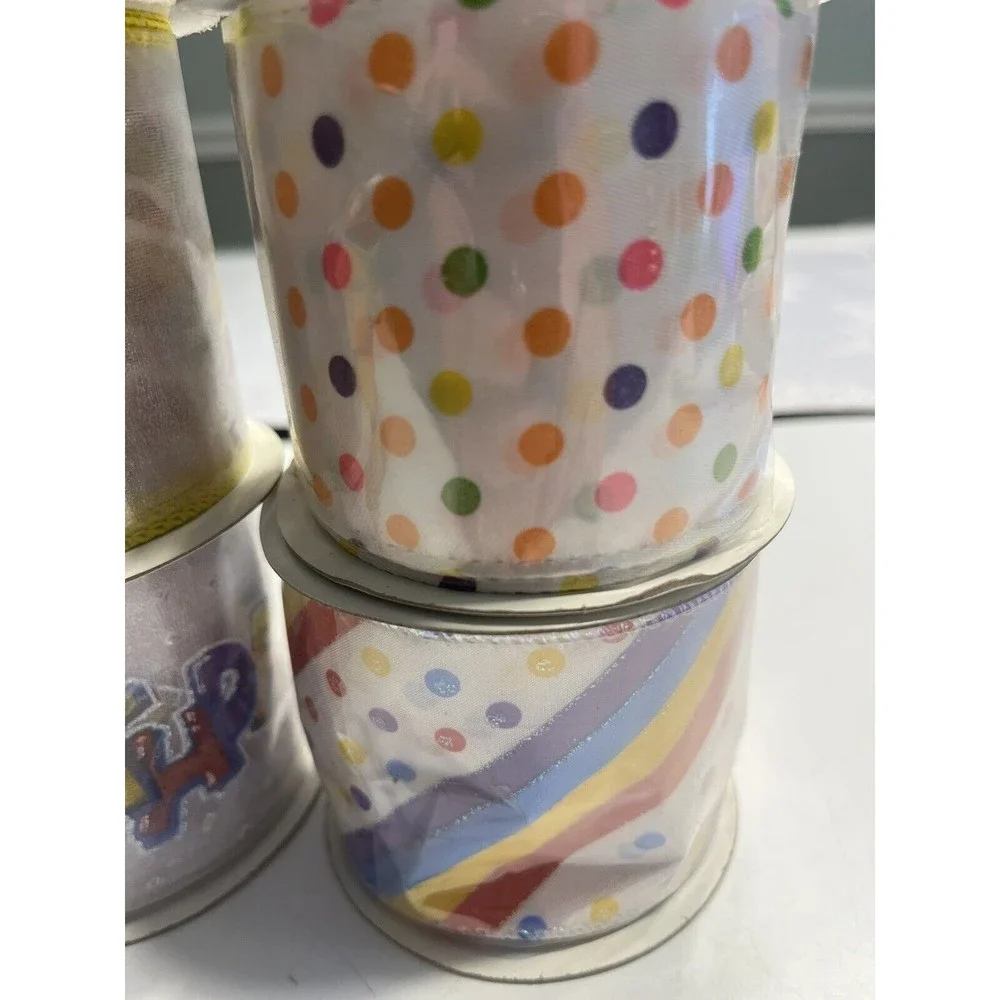 New - 9 Rolls of Craft / Gift Wrapping Ribbon